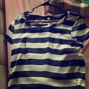 Black and white shirt